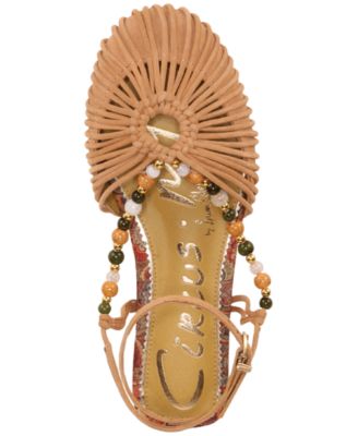 Women's Kassie Caged Ankle Strap Flat Sandals