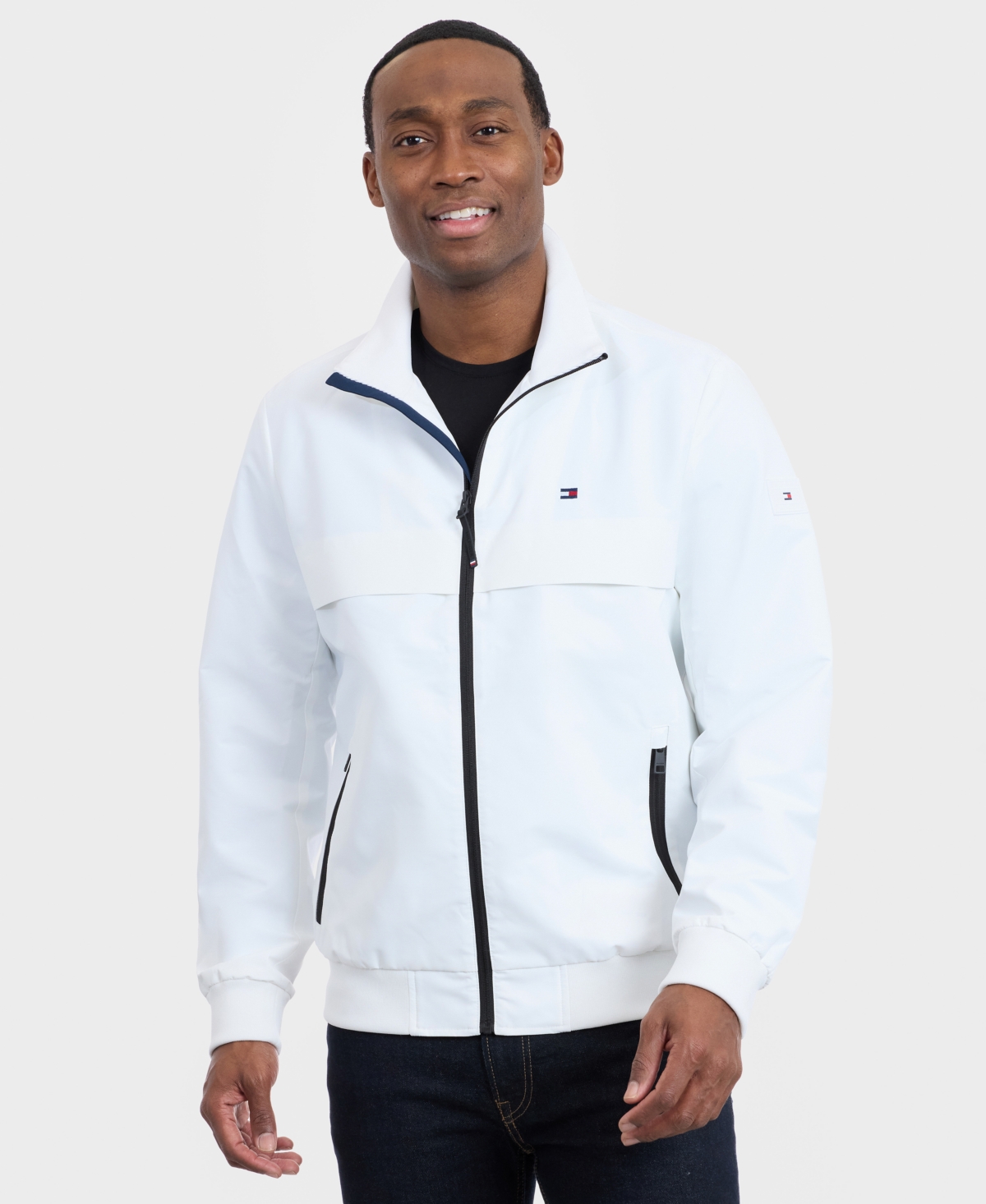 Tommy Hilfiger Men's Water Resistant Boating Regular Fit Jacket