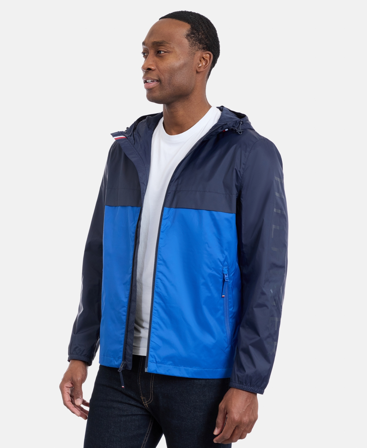 Tommy Hilfiger Men's Hooded Windbreaker Jacket