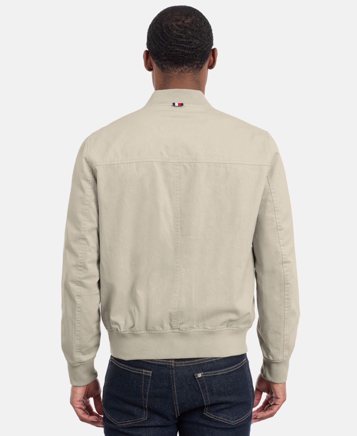 Мужская куртка Tommy Hilfiger Cotton Bomber, цвет: Верблюжий — фото 5