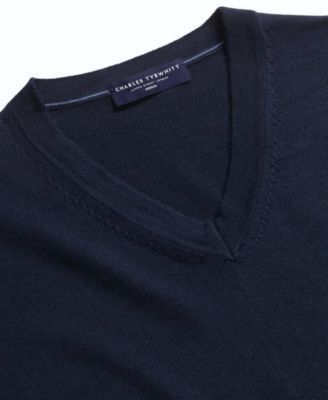 Men's V-Neck Regular-Fit Sweater