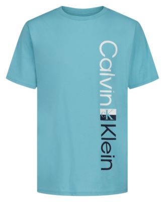 Boys' 8-20 Vertical CK Short-Sleeve Crewneck T-Shirt