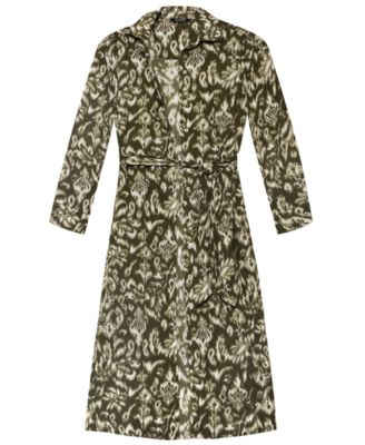 Women's Midi Shirt Dress Cover-Up