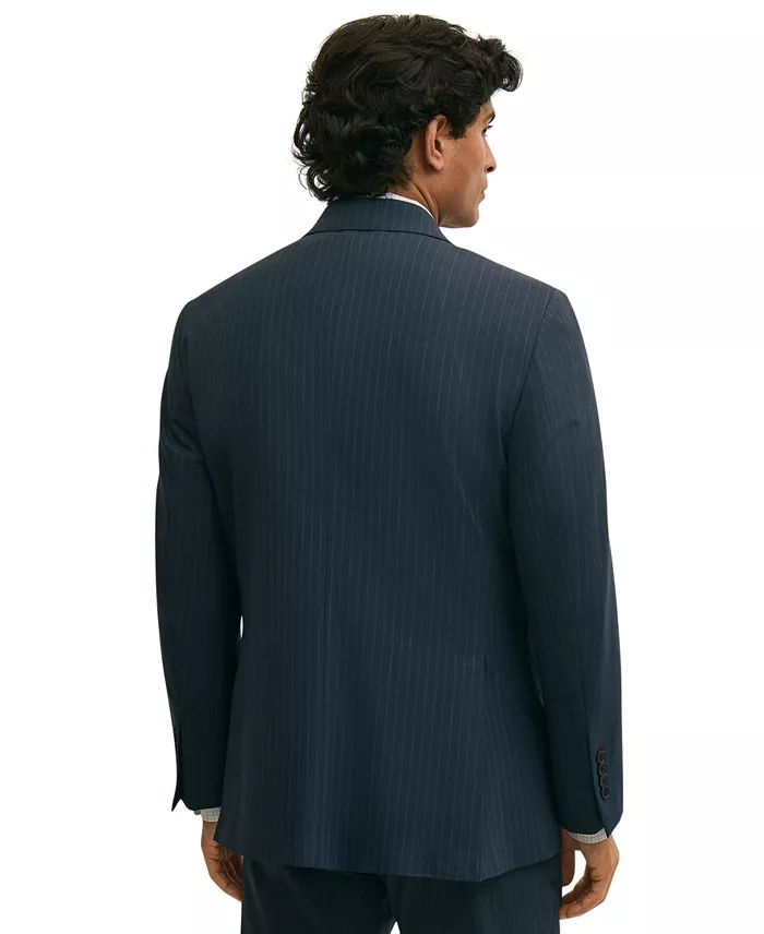 Brooks Brothers Men's Pinstripe Double-Breasted Suit Jacket - thumbnail 4