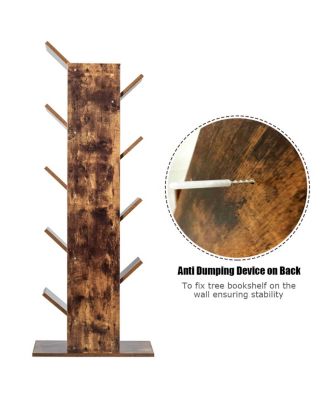 8-Tier Free Standing Tree Bookshelf