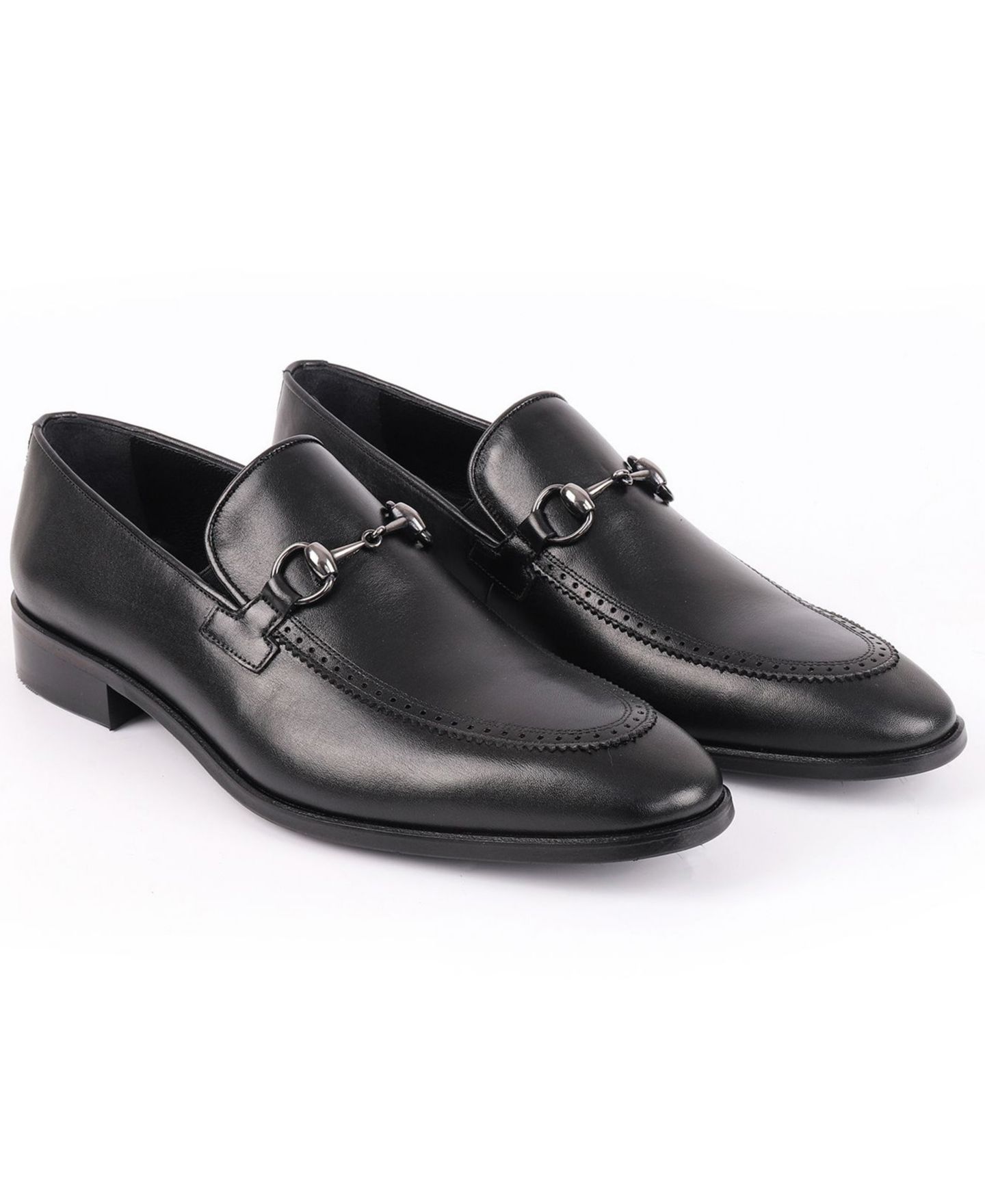 Мужские туфли VELLAPAIS Danbury Slip-On Dress Shoes, цвет: Чёрный — фото 5