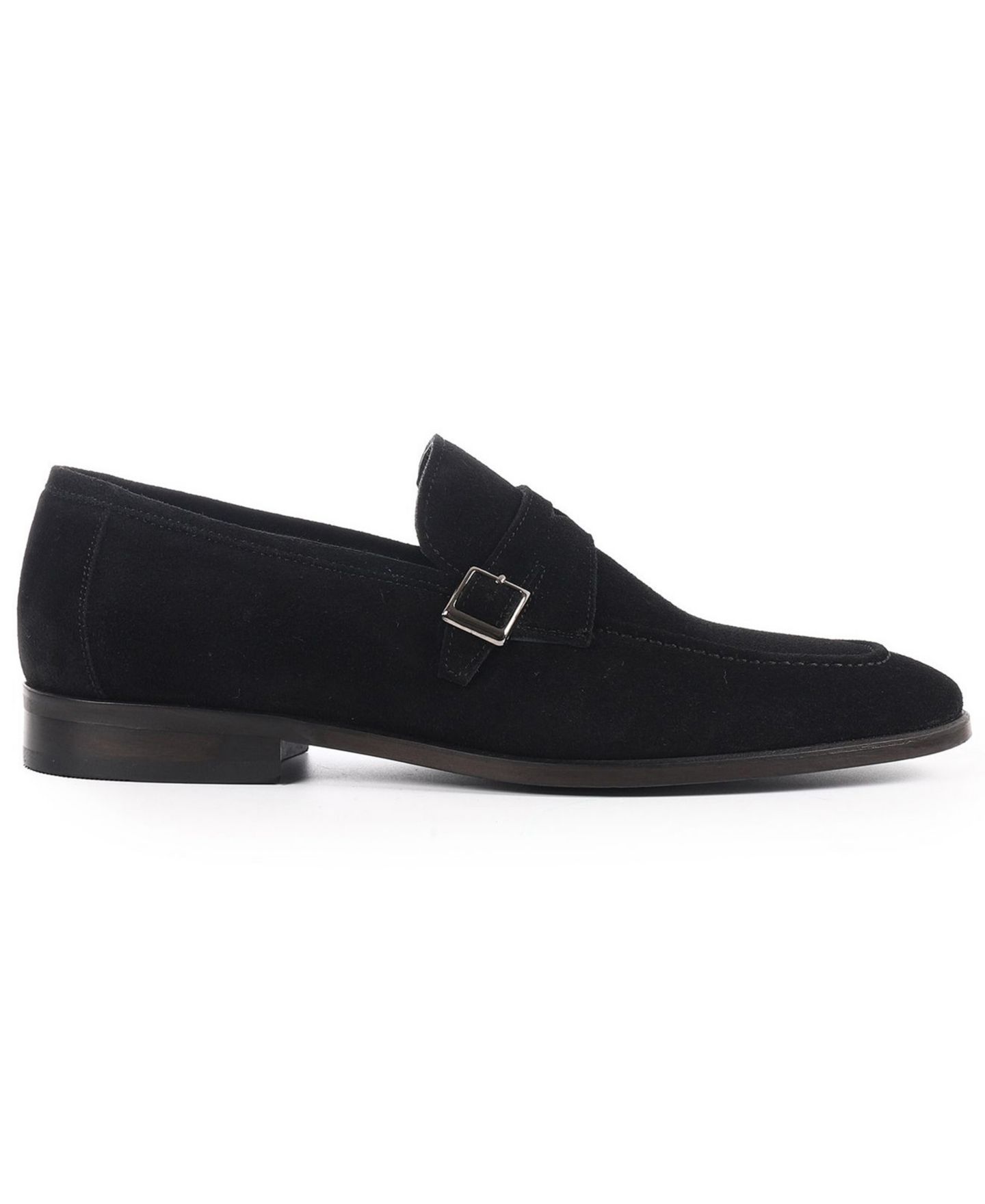 Мужские туфли VELLAPAIS Monk Strap Penny, цвет: Чёрный — фото 2