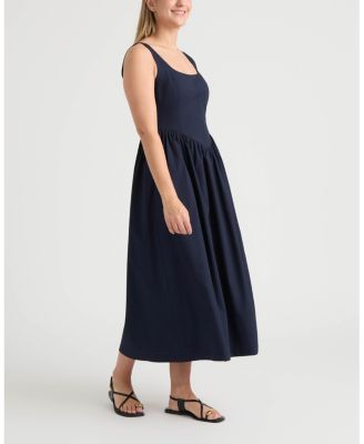 Women's Poplin Bustier Dress