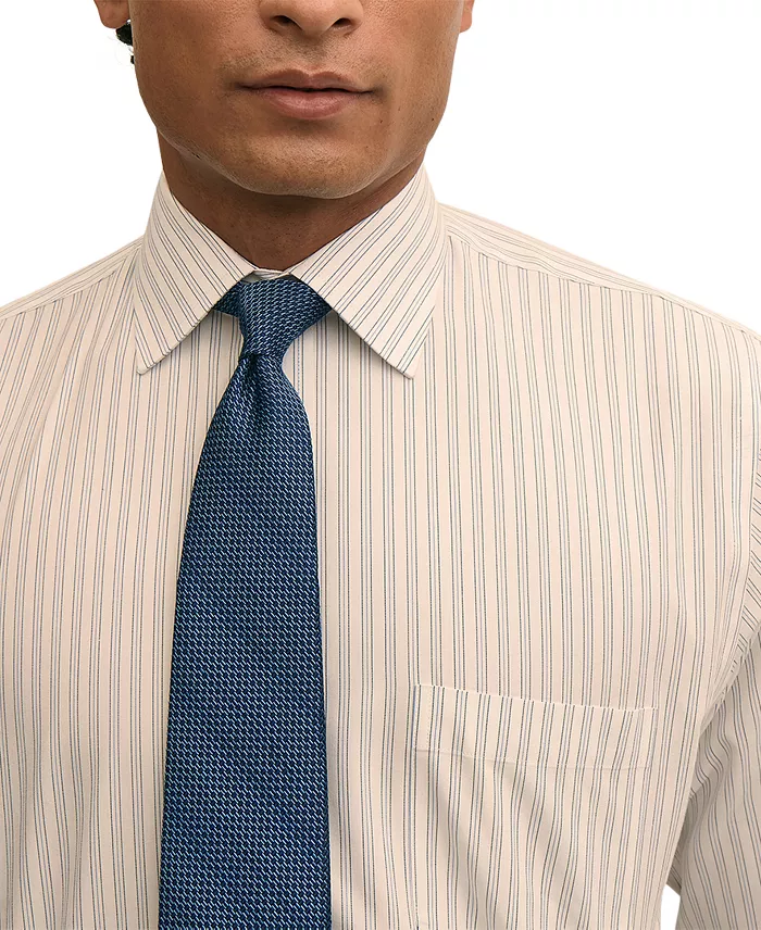 Men's Stripe Spread-Collar Dress Shirt - thumbnail 2