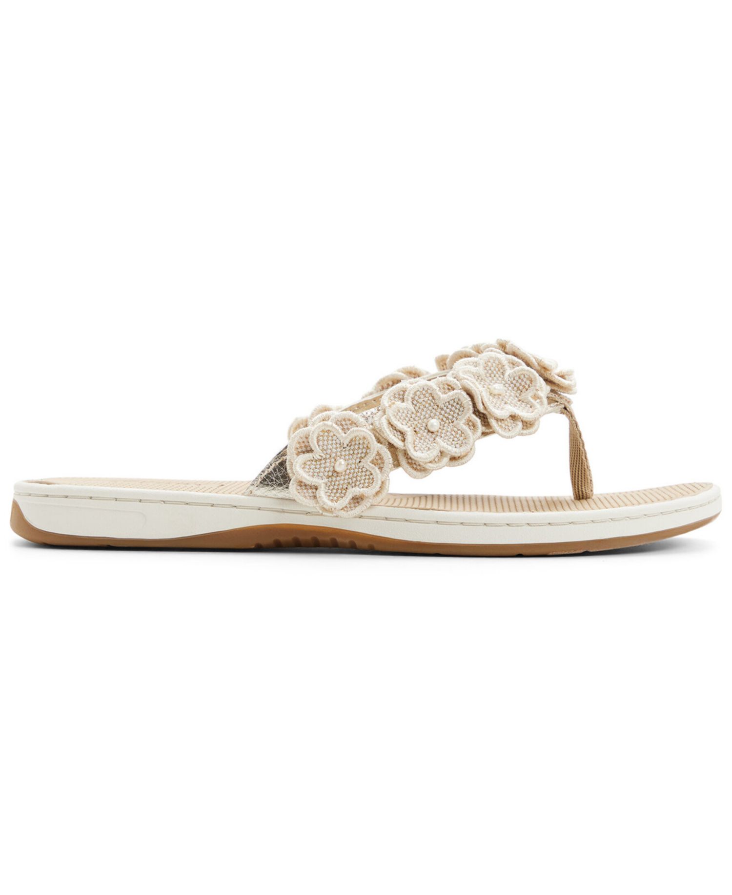 Women's Seafish Floral Open Toe Slip-On Sandals