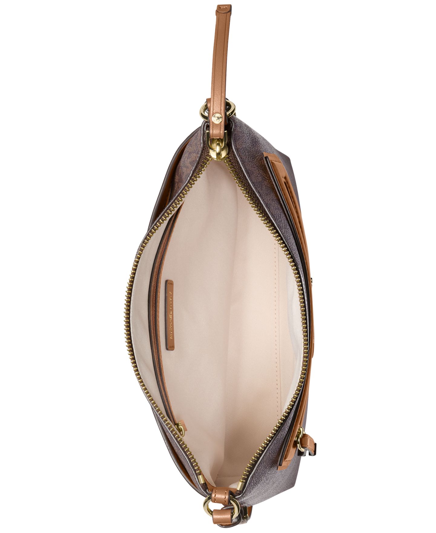 Женская сумка Michael Kors Jet Set Travel North South Crossbody, цвет: Коричневый — фото 2