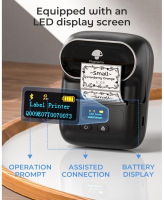 M110 Business Label Maker, Portable Bluetooth Thermal Label Printer