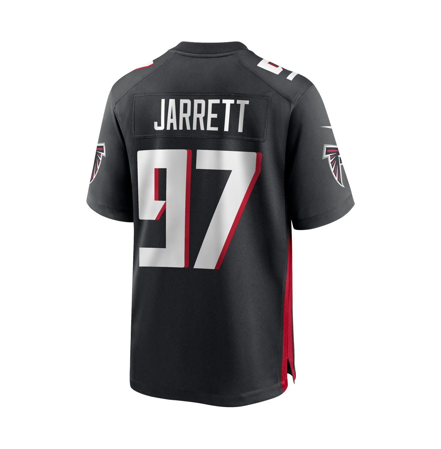 Мужской топ Nike Grady Jarrett Black Atlanta Falcons Game Jersey — фото 15