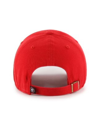 Men's Red Georgia Bulldogs Classic Arch Clean Up Adjustable Hat