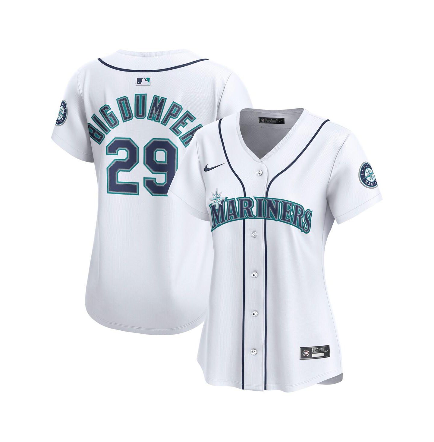 Женский топ Nike Cal Raleigh White Seattle Mariners Home Limited Player Jersey — фото 1