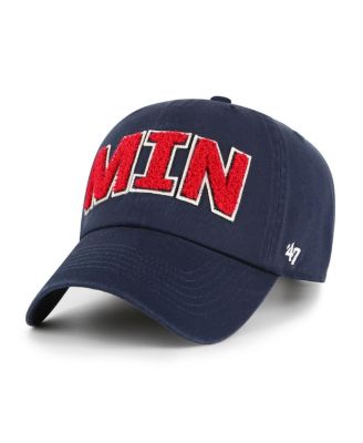 Women's Navy Minnesota Twins Zoey Clean Up Adjustable Hat