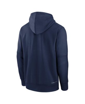 Men's Navy Tampa Bay Rays Authentic Collection Therma-FIT Hoodie