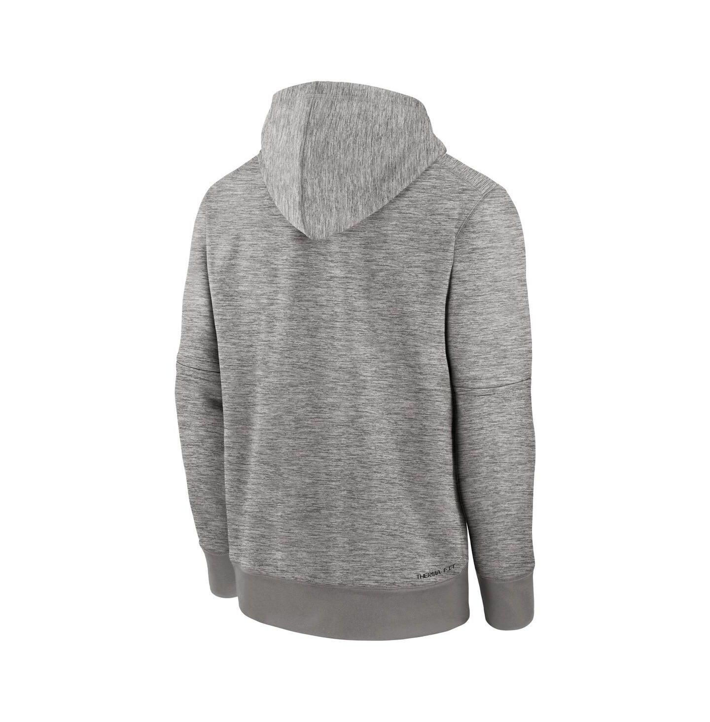 Мужское худи Nike Heather Charcoal New York Yankees Authentic Collection Therma-FIT — фото 3