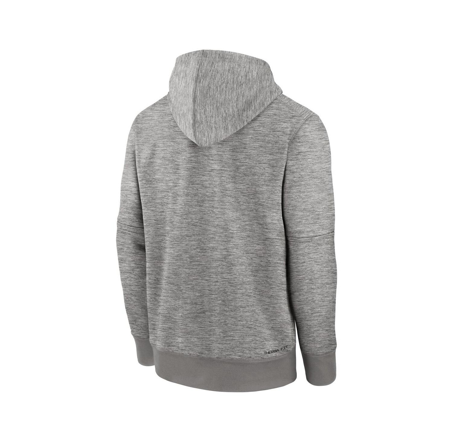 Men's Heather Charcoal New York Yankees Authentic Collection Therma-FIT Hoodie