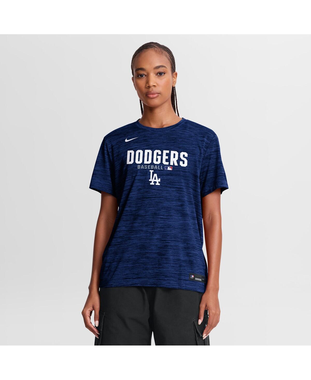 Nike Women's Royal Los Angeles Dodgers Authentic Collection Velocity Dri-fit T-Shirt