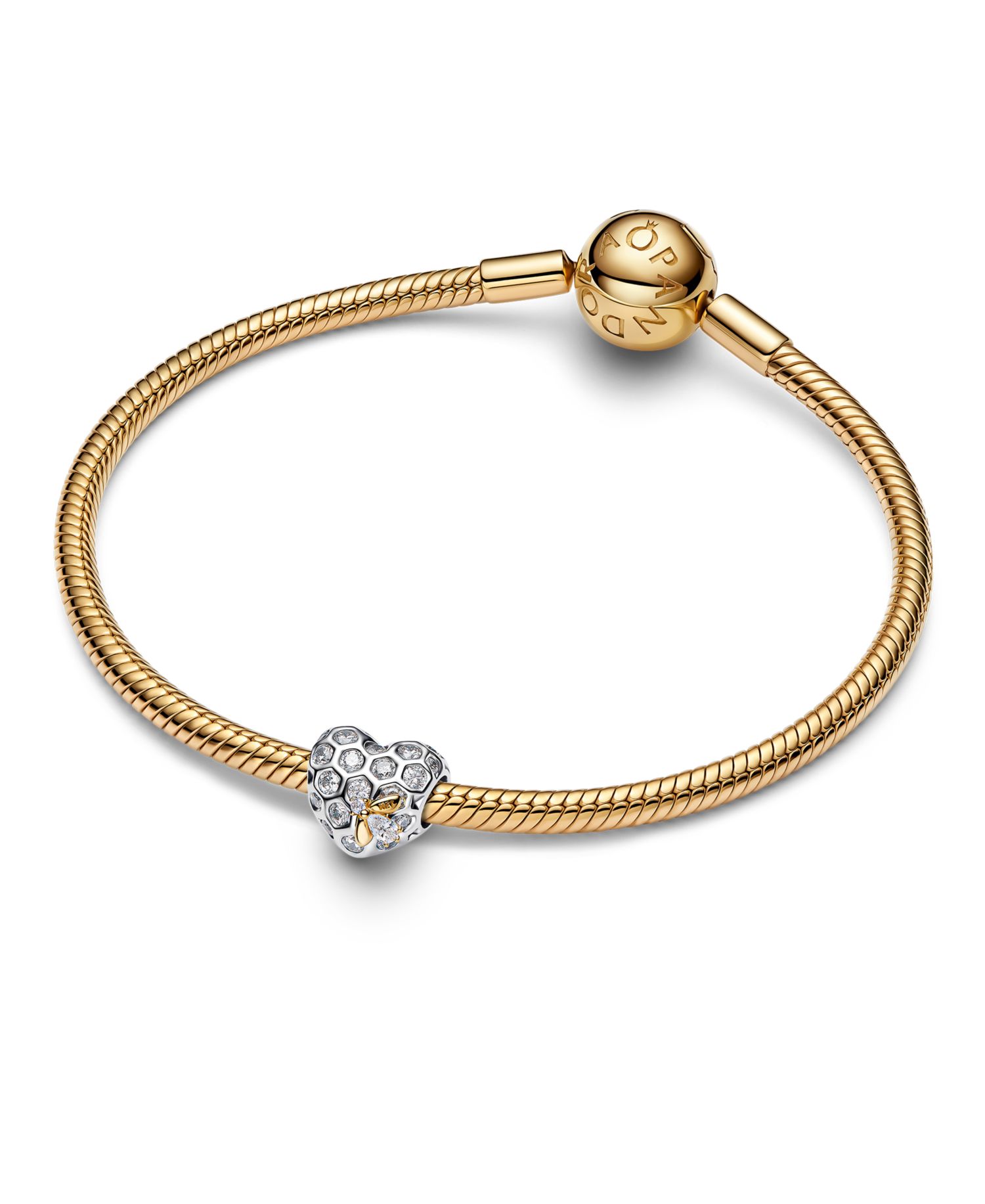 x Bridgerton Honeycomb Bee Heart Charm