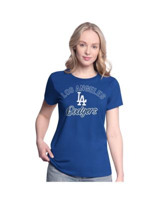 Women's Royal/Heather Gray Los Angeles Dodgers Short-Sleeve & Long-Sleeve T-Shirt Combo Pack