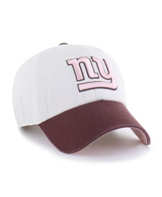 Women's Stone/Burgundy New York Giants Love Letter Clean Up Adjustable Hat