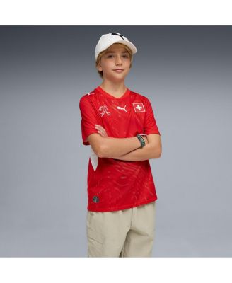 Big Boys and Girls Red Switzerland National Team 2026 Home Replica Jersey