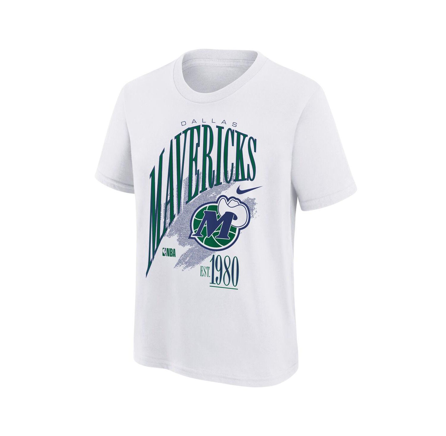 Big Boys and Girls White Dallas Mavericks Hardwood Classics Champs Max90 T-Shirt