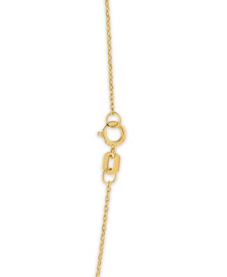 Padlock Pendant Necklace in 10k Gold