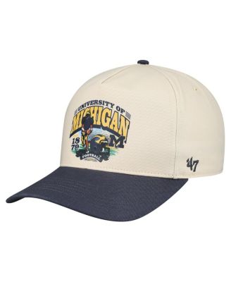 Men's Natural Michigan Wolverines Unstructured Hitch Hat