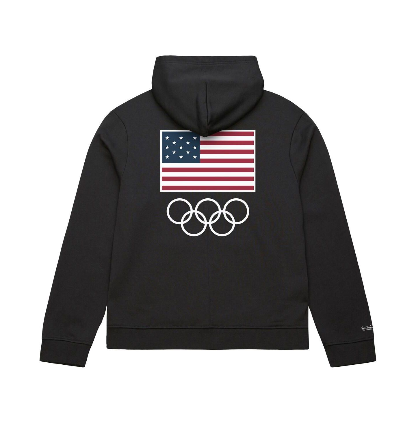Мужское худи Mitchell & Ness Black Team USA Coach Snoop — фото 2