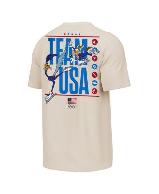 Men's Cream Looney Tunes Chased T-Shirt