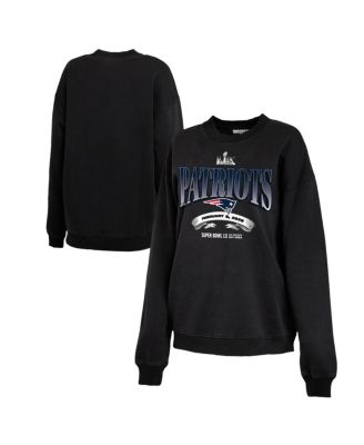 Women's Black New England Patriots Super Bowl LX Fleece Sweatshirt