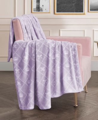 Printed Plush Oversized Throw, 60" x 70"