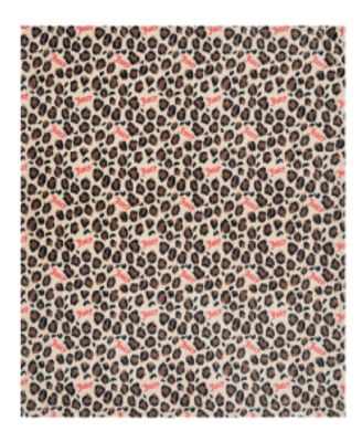 Printed Plush Oversized Throw, 60" x 70"