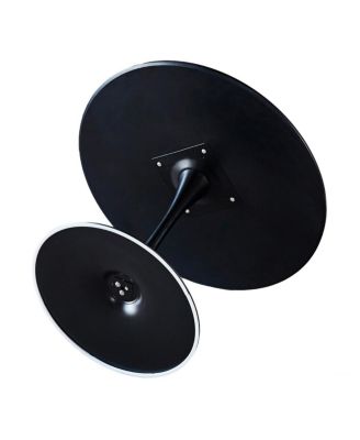  Tulip Dining Table - Mid-century Round MDF Top, Seats 4-6