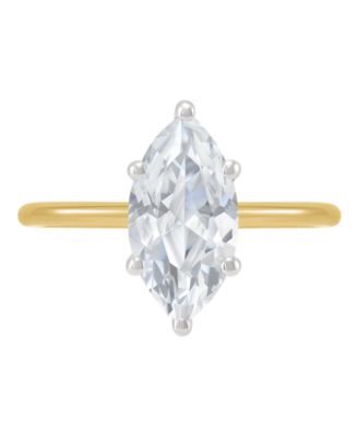 IGI Certified Lab Grown Diamond Solitaire Engagement Ring (2 ct. t.w.) in 14k White Gold or 14k Two Tone Gold