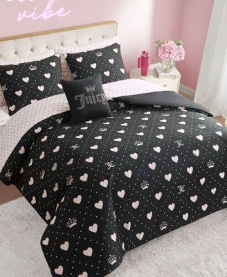 Hearts Diamond Bed in a Bag 8-Pc. Comforter Set, Queen