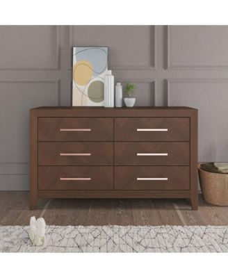 Kieran Drawer Double Dresser, Crescent