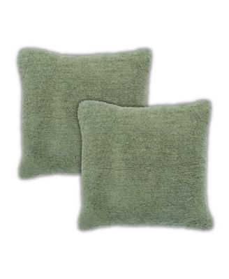 Zephyr Tufted Cotton Throw Pillow Covers, 22"x 22", Set of 2
