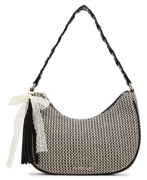 Женские Madden Girl Indigov Straw Small Shoulder Bag