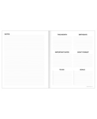 July 2026 - June 2027 Fully Floral Medium Monthly Planner