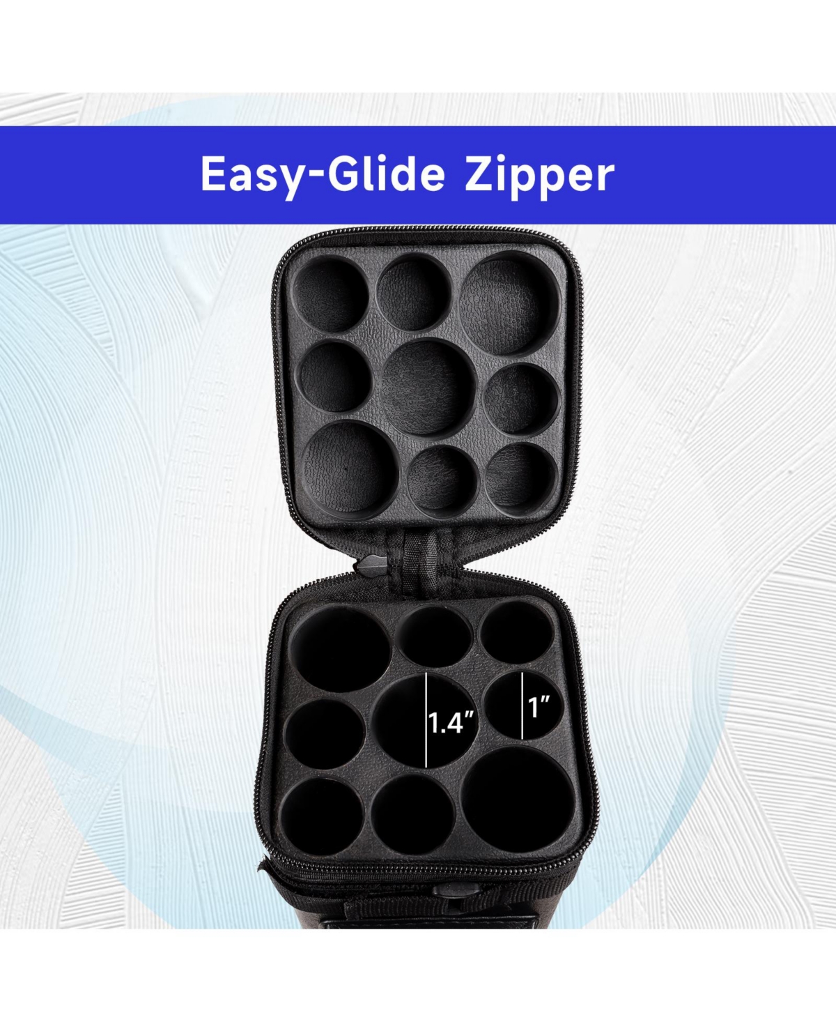 Gse Games & Sports Expert 3x6 Square Hard Pool Cue Case, Billiard Stick Carrying Case for 3 Sticks, Cases