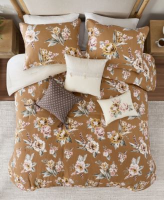Salara Vintage Floral 7-Pc. Comforter Set, Queen
