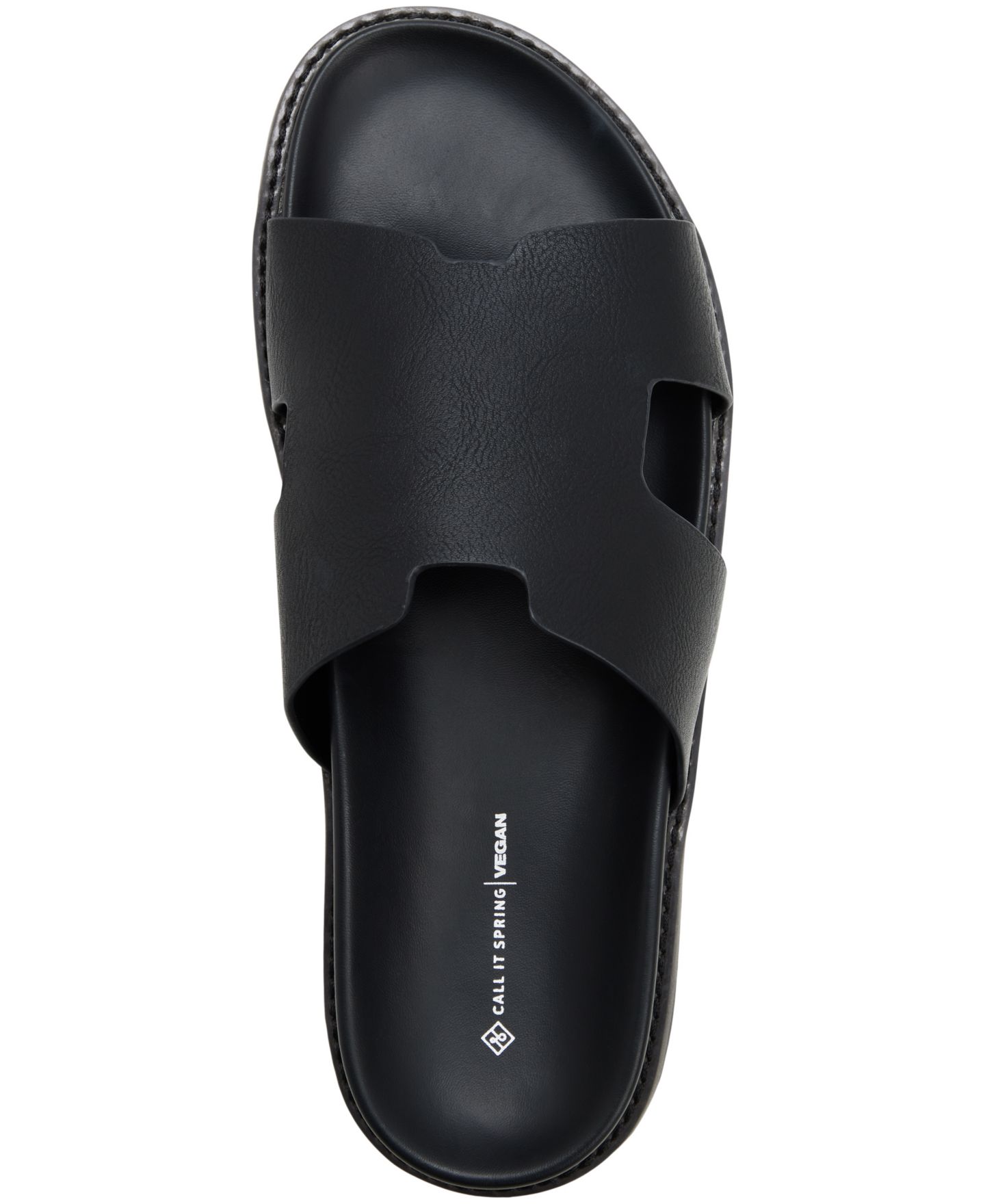 Мужские сандалии Call It Spring Crestmont Slip-on Flat, цвет: Чёрный — фото 4