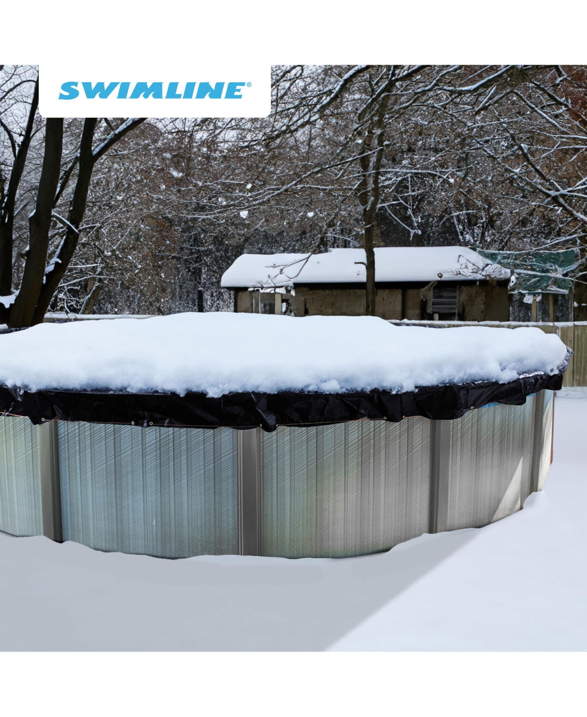 Swimline PCO834 30' Round Above Ground Winter Swimming Cover (Pool Cover Only)