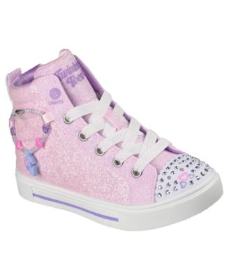 Little Girls Twinkle Toes: Twinkle Sparks - Forever Bestie High Top Light-Up Casual Sneakers from Finish Line