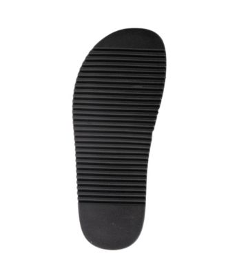 Women's Sandal with Translucent Upper and Rubber Logo Patch