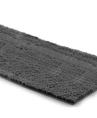 Soft Shaggy Microfiber Ultra Absorbent Bathroom Rug (20"x32")